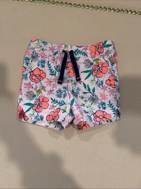 Cat & Jack Size 12M Floral Shorts